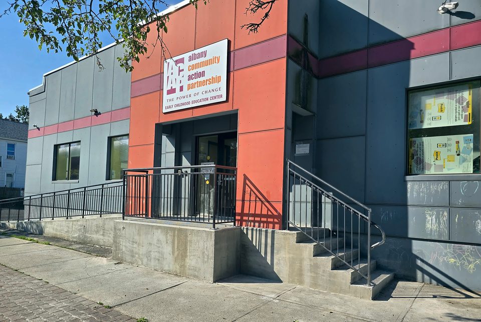 After: side entry stairs and guardrails, June 2026