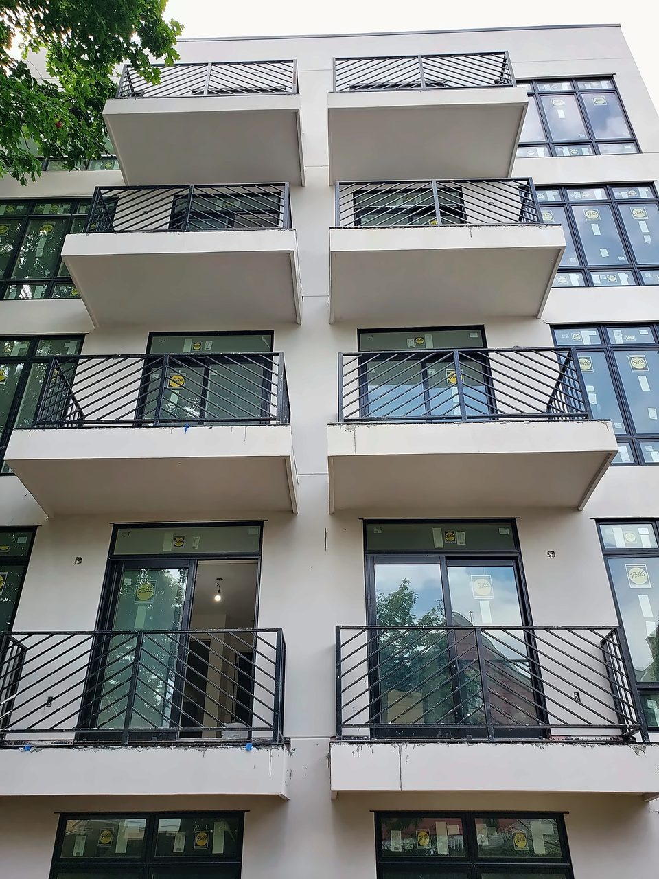 Apartment building — EIFS and balconies, 2018