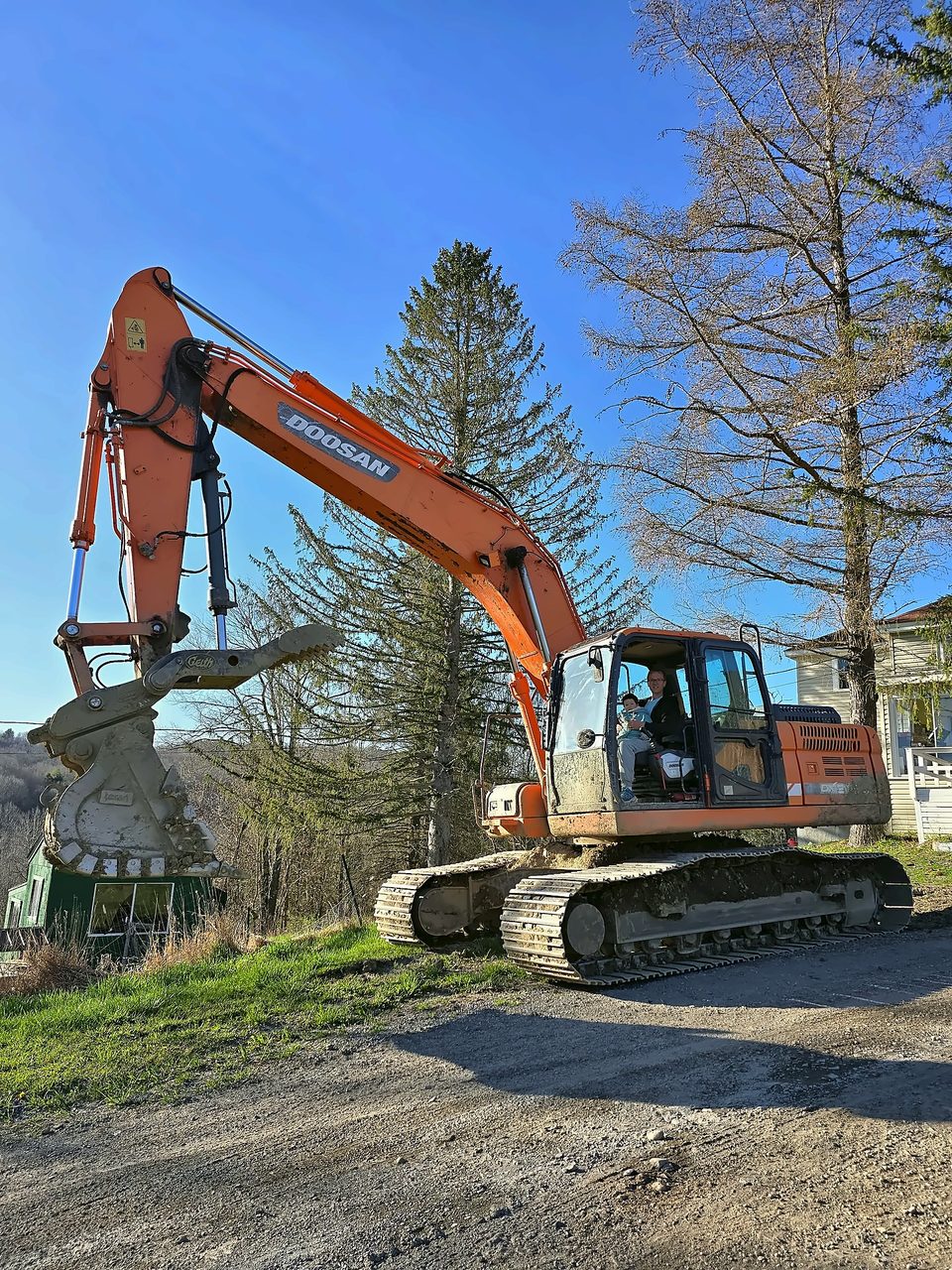 Site clearing, 2024