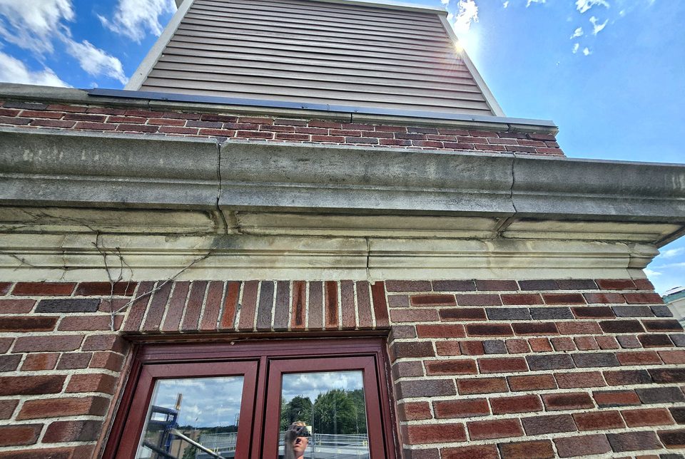 Exterior perimeter sealing at a window, August 2026