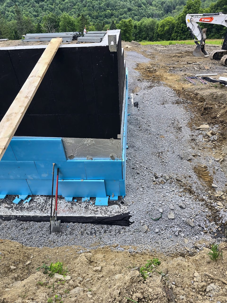 Foundation waterproofing and drainage board, 2024