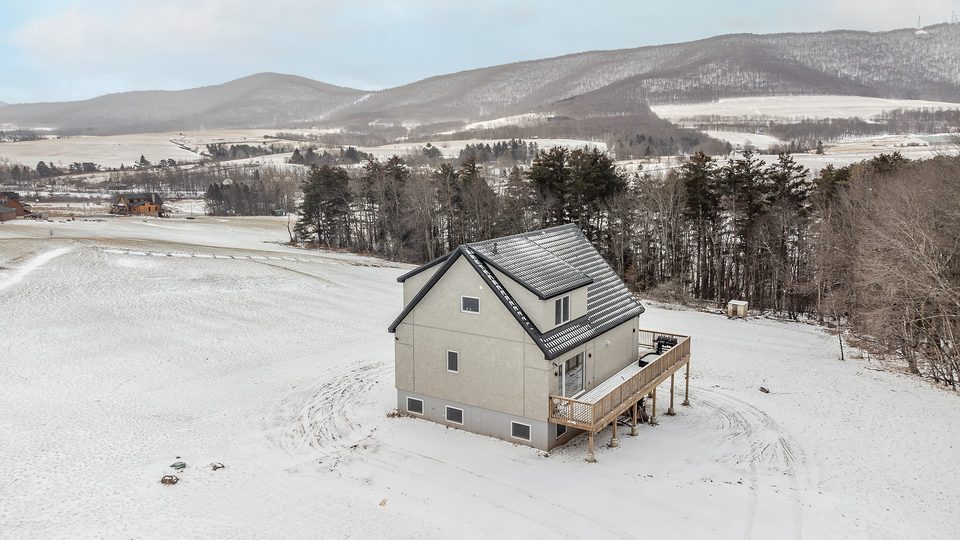 Aerial in winter